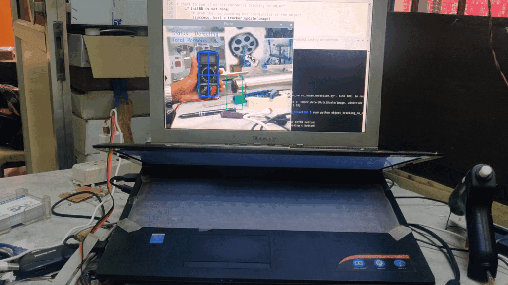 HVS-3645. Object selection and Tracking using Raspberry pi 4