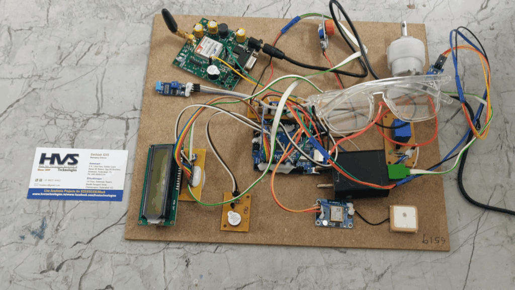 HVS-3664. Intelligent Alcohol Detection System for Car Drivers using GSM SMS Alerts