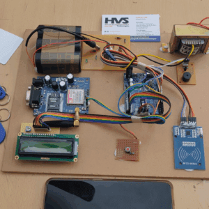 HVS-3304. RFID and GSM based bus pass notification system.