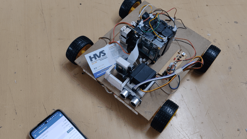 HVS-3329. Web Application Based Spy Robot.