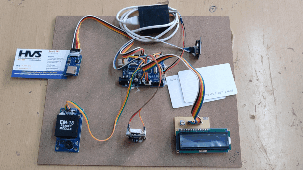 HVS-3332. Attendance Management system Using RFID and ESP32CAM.
