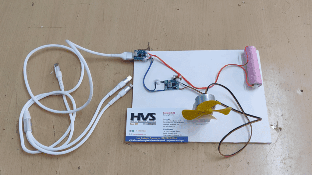 HVS-3344. EMI Based mobile charger with wind power.