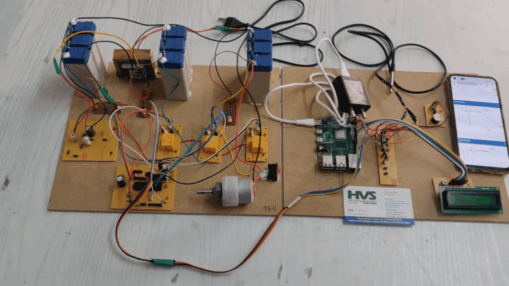 HVS-3356. Smart BMS (battery management system) using raspberry pi.