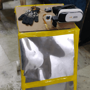 HVS-3629. Virtual Telepresence Robot with hand Gestures control