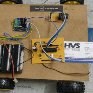 HVS-3367. WI-FI Controlled Intelligent Buggy Robot with metal detector.