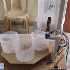 HVS-3069. Automated Waste Segregator (dry wet and metal).