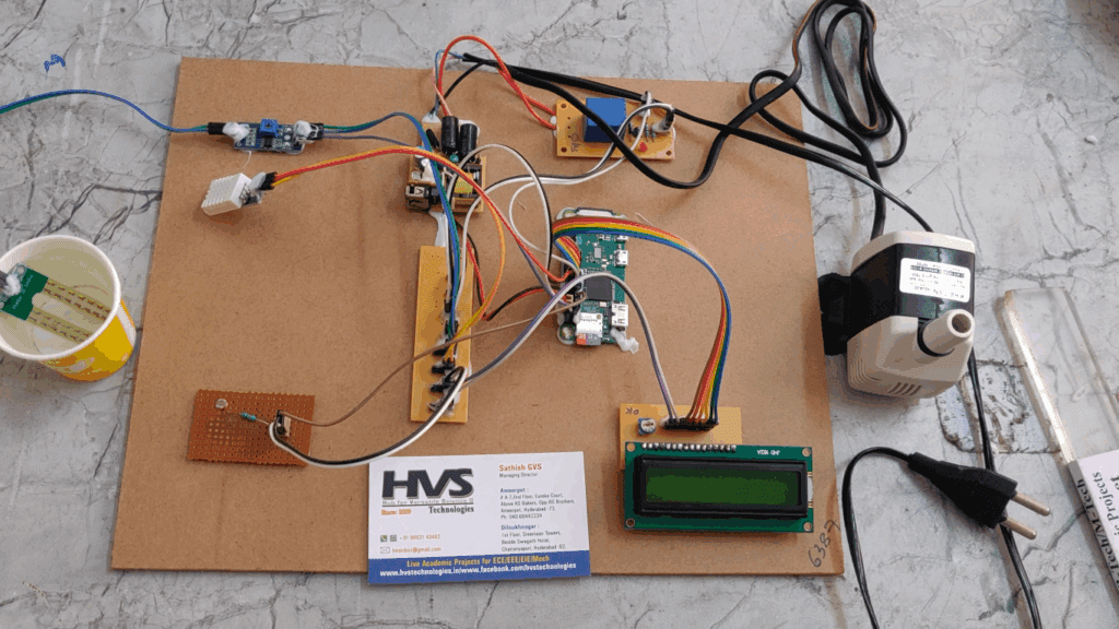 HVS-3657. Automatic Irrigation using Raspberry pi and Artificial Intelligence