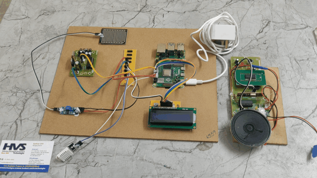 HVS-3658. Voice based weather monitoring system using RF