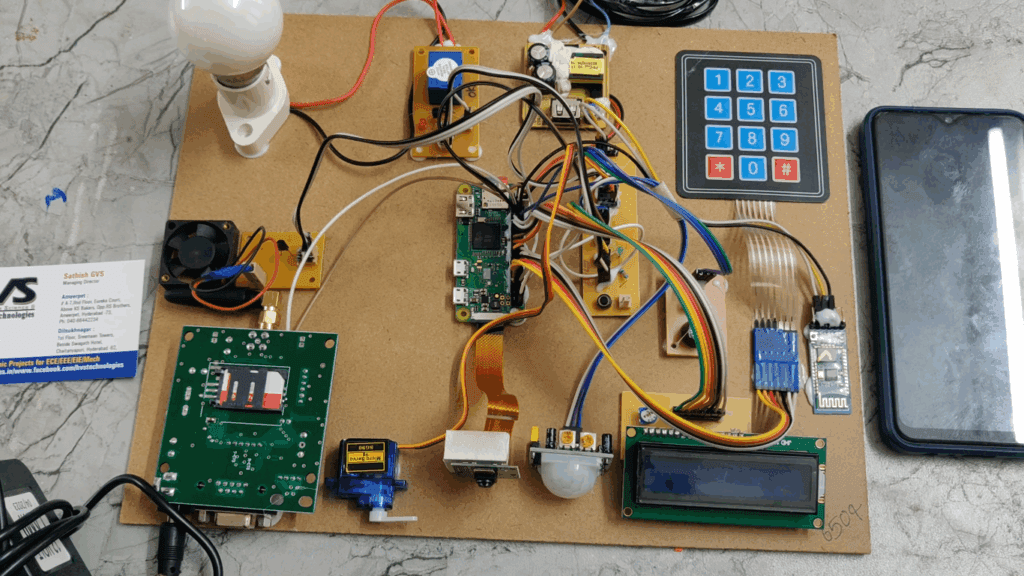 HVS-3663. IOT Based Home Automation and Smart Security System.