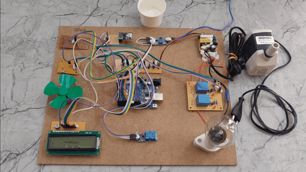 HVS-4573. IOT based Greenhouse monitoring system.