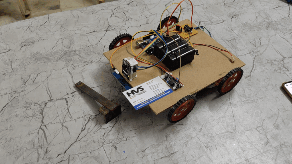 HVS-4570. IOT-Based Surveillance Bomb Detection Robot.