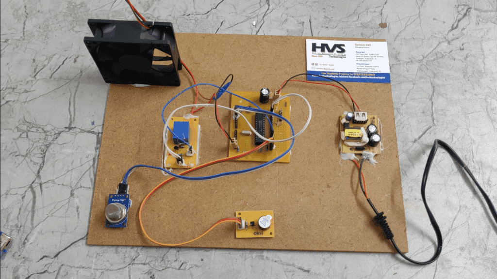 HVS-4230.Gas leakage sensing and alerting system for industries
