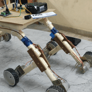 HVS-4529. Rocker-Bogie : Mars Rover : Android Bluetooth Controlling using PIC Micro-controller.