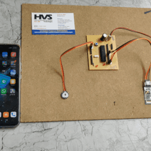 HVS-4555. Microcontroller Based Heartbeat Monitoring with Display on Bluetooth.