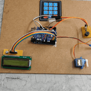 HVS-4547. Password Based Door Lock System.