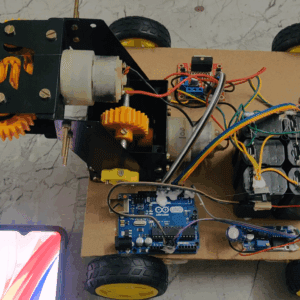 HVS-4616.Bluetooth controlled Pick and Place Robot