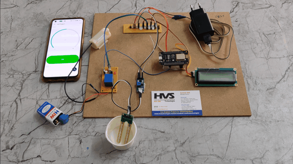 HVS-4544. Plant Watering System with the NodeMCU.