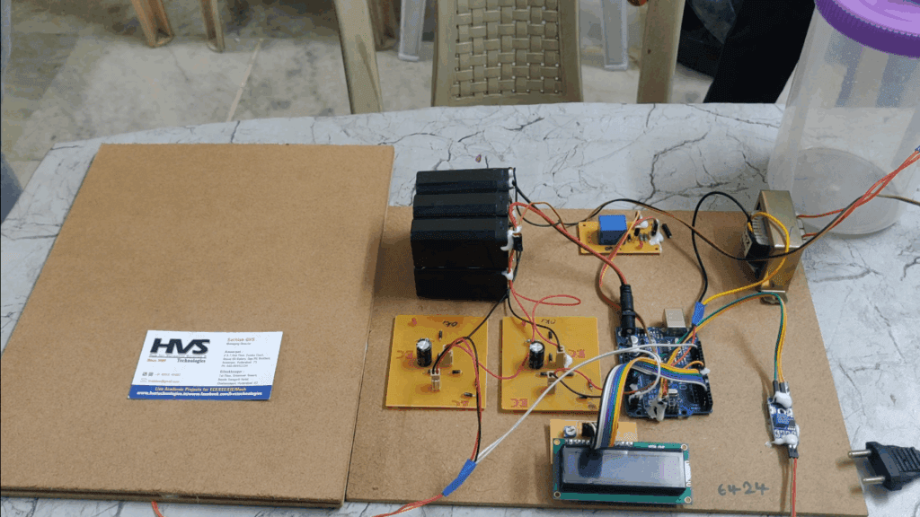 HVS-4541. Power Generation Unit for Foot Step for Underground Gardening.