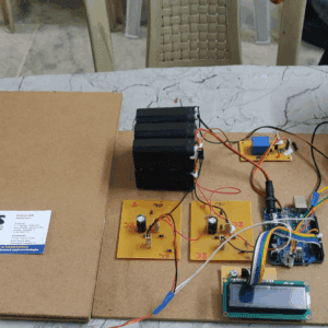 HVS-4541. Power Generation Unit for Foot Step for Underground Gardening.