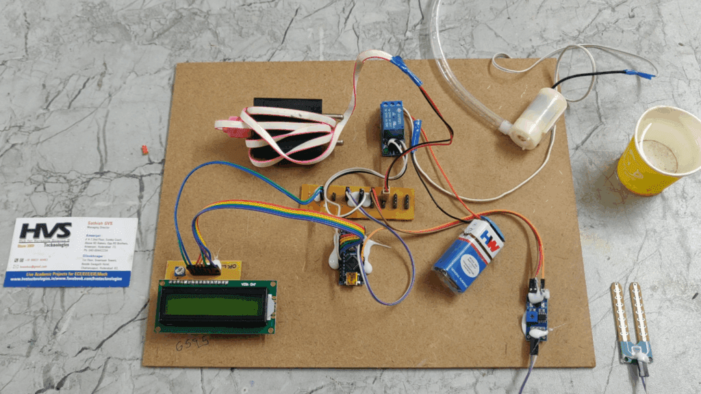 HVS-4425-Automatic Water planting system using Arduino nano