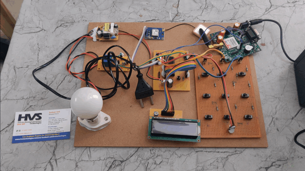 HVS-4595. Underground Cable Fault Distance Locator using GSM and GPS