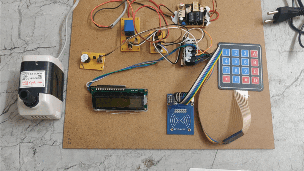 HVS-4246.RFID Based petrol pump authentication system