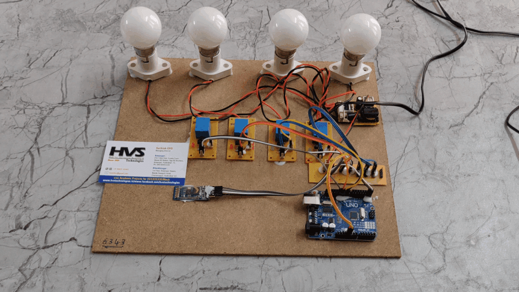 HVS-4420-Automatic Home Appliances Using Arduino and Bluetooth