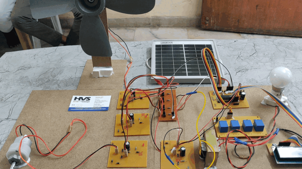 HVS-4415. AUTO POWER SUPPLY FROM 4 DIFFERENT SOURCES MAINS, SOLAR, GENERATOR and WIND