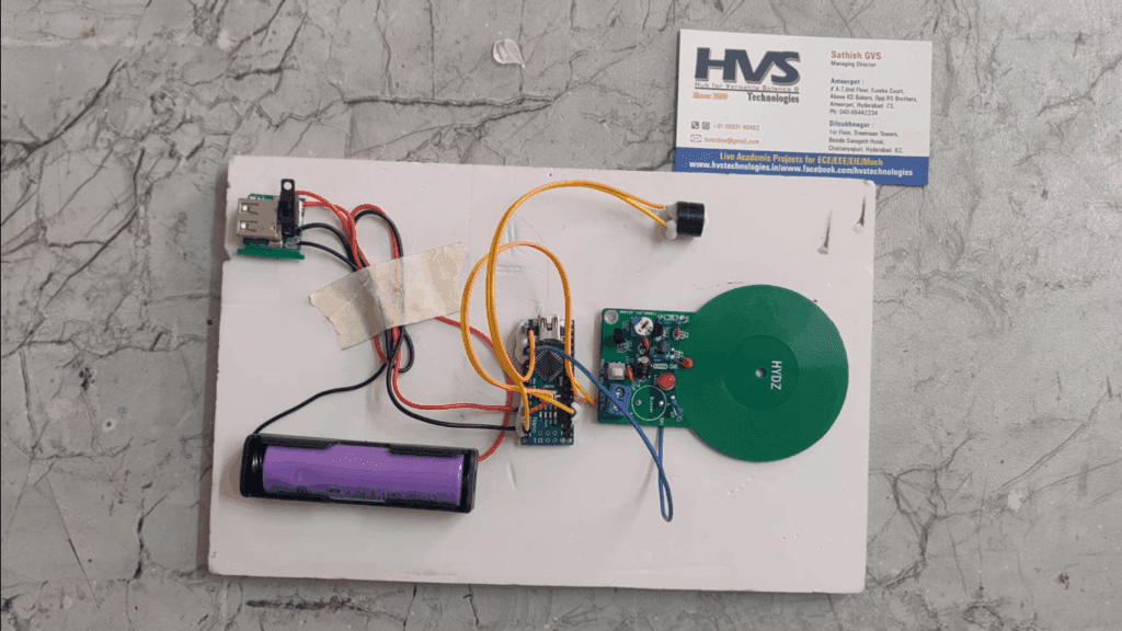 HVS-4558. Metal detector using Arduino NANO.
