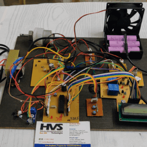 HVS-4609.Electrical Vehicle BMS with charge Monitoring and Fire 🔥 Protection using DS18B20 and PIC Microcontroller.