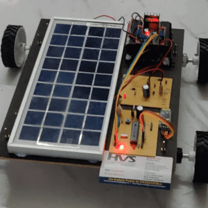 HVS-1475. Voice operated solar powered vehicle using smart phone