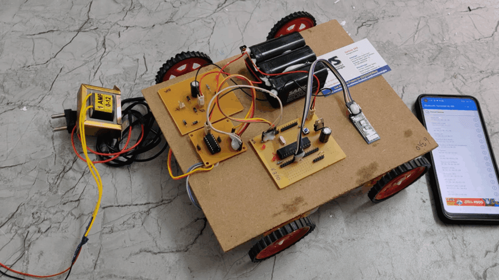 HVS-4409. Android Based Robot Control Using Wireless Bluetooth