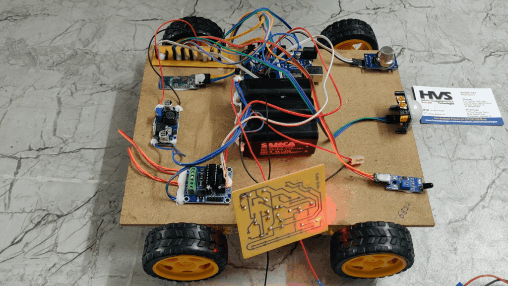 HVS-4411. Android Controlled Robot for military applications.