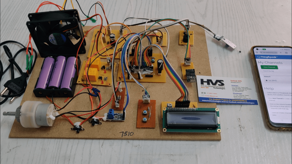 HVS-2691.IOT based Battery-Management System (BMS) and SOC, SOH Development for Electrical Vehicles