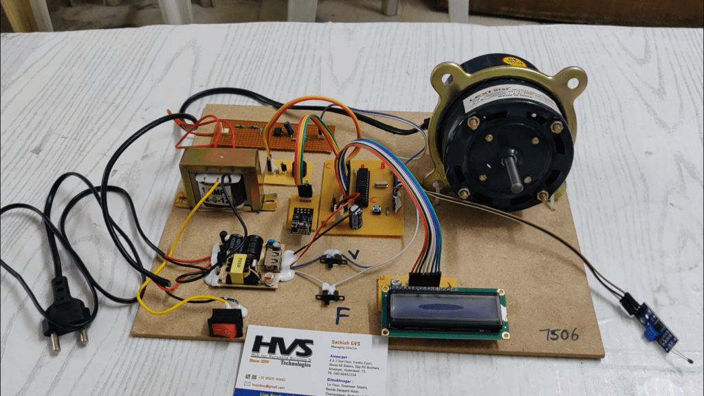 HVS-2694.Low-cost Wireless sensor network infield operation monitoring of AC motor using IOT