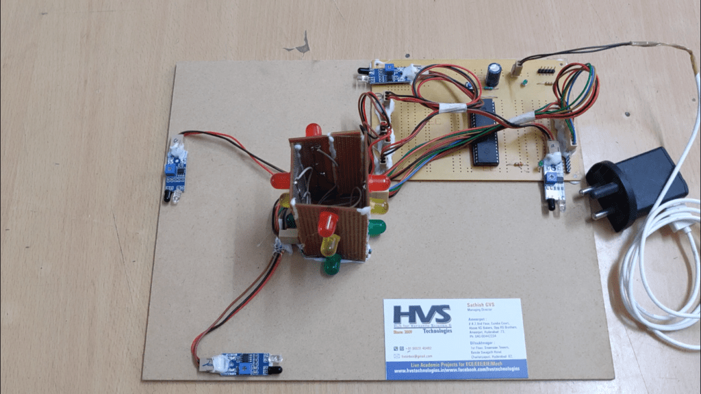 HVS-1320.Density based Traffic Signal System using PIC Microcontroller