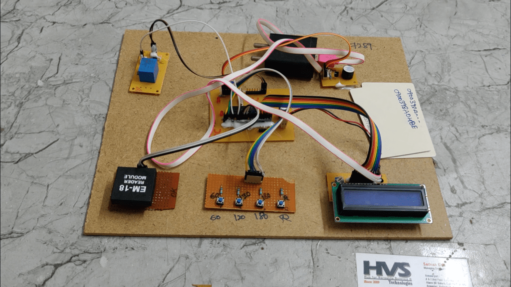 HVS-1768. Prepaid card for petrol station using RFID