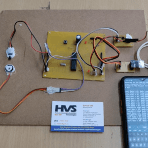 HVS-1689. IOT based Heart Beat and Body Temperature monitoring System.