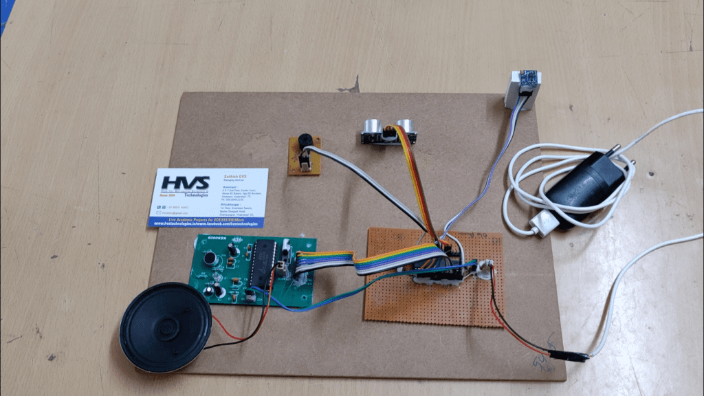 HVS-1708. Development of voice based Digital compass for blind people.