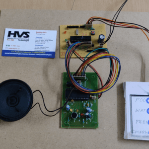 HVS-1063. Haptic based speaking microcontroller