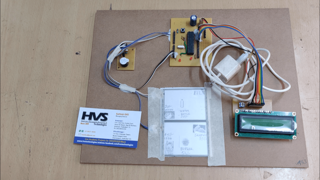 HVS-1062. Design of Haptic interface Restaurant using 4-wired resistive Touchscreen