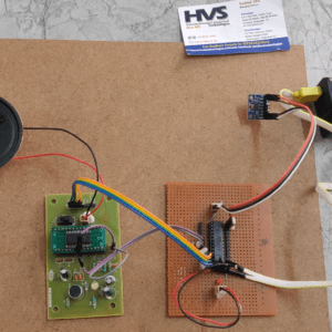 HVS-1068. Gestures controlled speaking Microcontroller