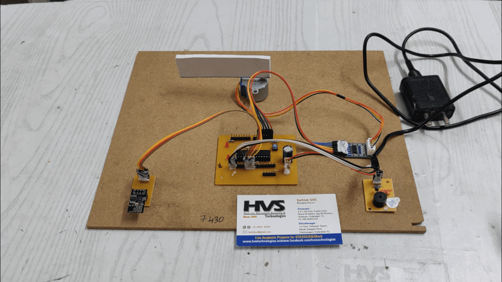 HVS-1695. IOT based secure password door controlling system