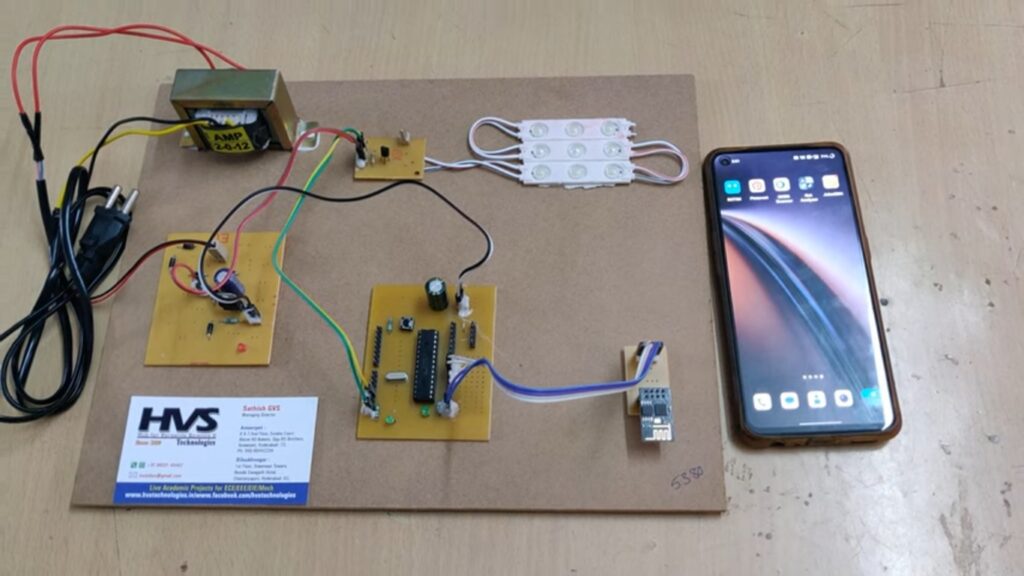 HVS-1692. IOT based wireless matchbox with digital lantern.