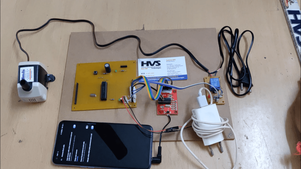 HVS-1166. Mobile phone DTMF technology controlled irrigation/ agricultural motor control system.