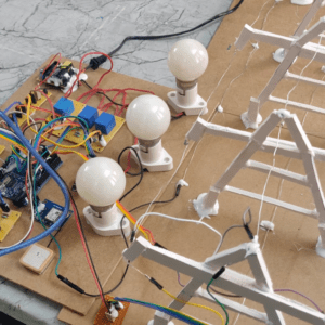 HVS-2767.Three phase transmission line fault detection and analysis system Using Arduino.