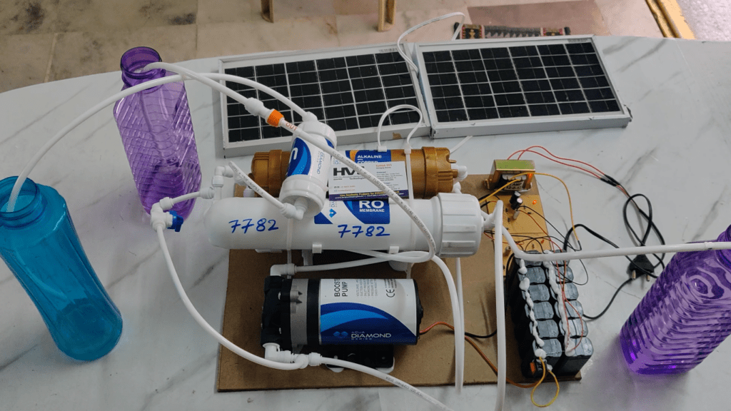 HVS-3172.Solar Water purification system