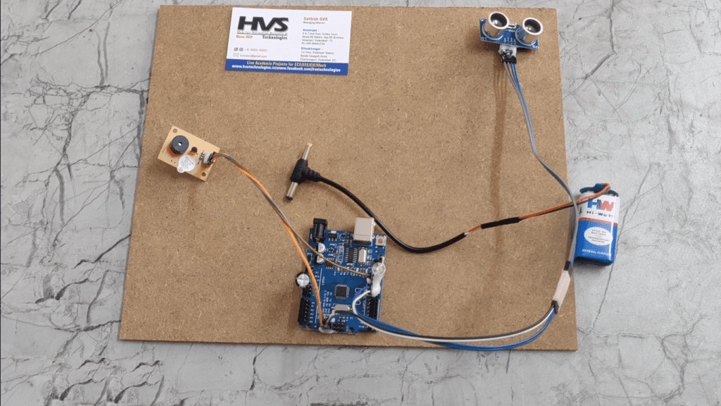 HVS-4520.SMART BLINDSTICK WITH ARDUINO UNO.