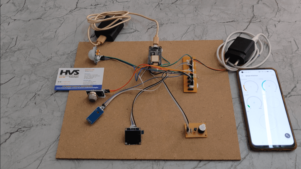 HVS-4513. Smart Kitchen using NodeMCU and Blynk IOT