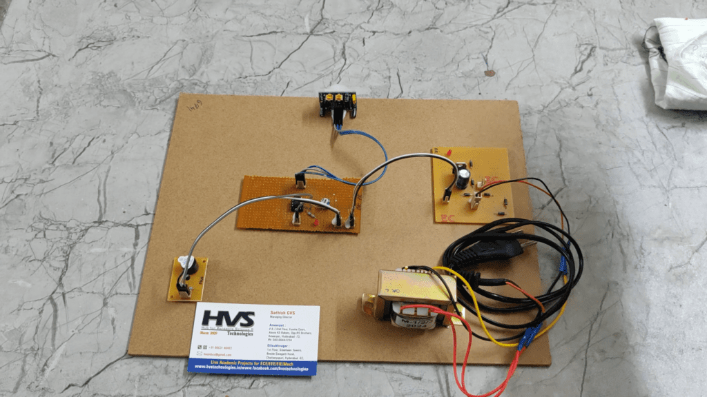 HVS-4524--SMART ALARM USING MOTION SENSOR USING LM358 COMPARATOR